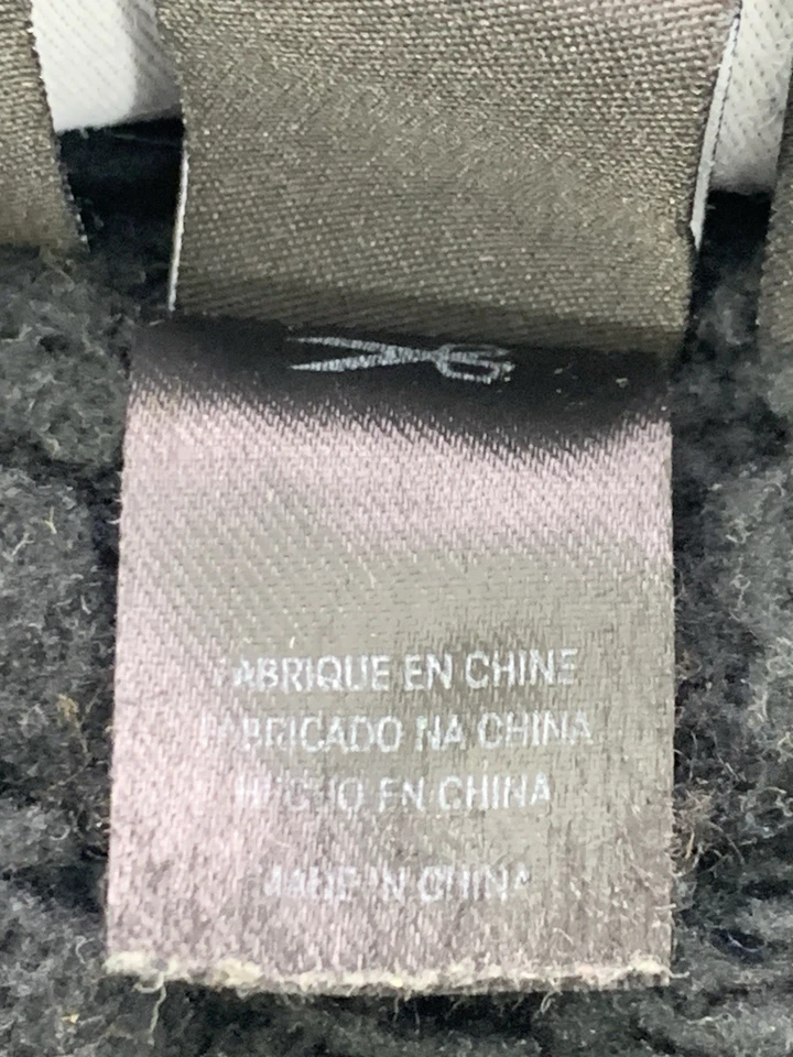 Volcom Fleece Lined Mens Hooded Zip Up Black Jacket Size Medium - Image 4 of 4