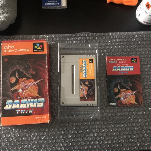Darius Twin Super Famicom SFC | Box + Manual | Tested | Japan Shooter - Picture 10 of 19