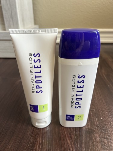 Rodan And Fields Spotless Step 1 & 2 Daily Acne Wash Clearing Treatment 12/20