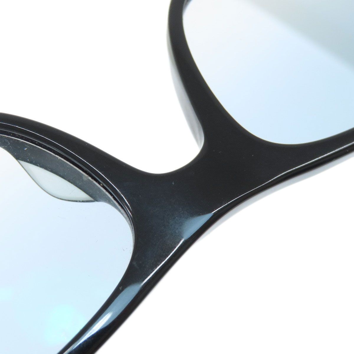 Burberry Rectangle Sunglasses Black Frame White T… - image 11