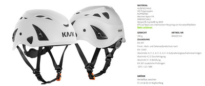 KASK Industrieschutzhelm SUPERPLASMA AQ weiss #WHE00104