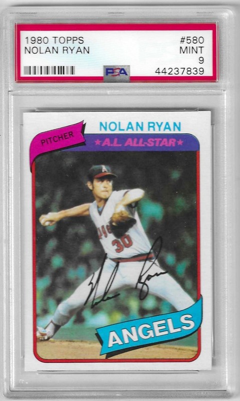 1980 Topps Nolan Ryan #280 PSA 9 Mint Graded Baseball Card