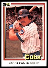 Barry Foote 1981 Donruss #558 Chicago Cubs MLB READ FREE SHIPPING AutographDen