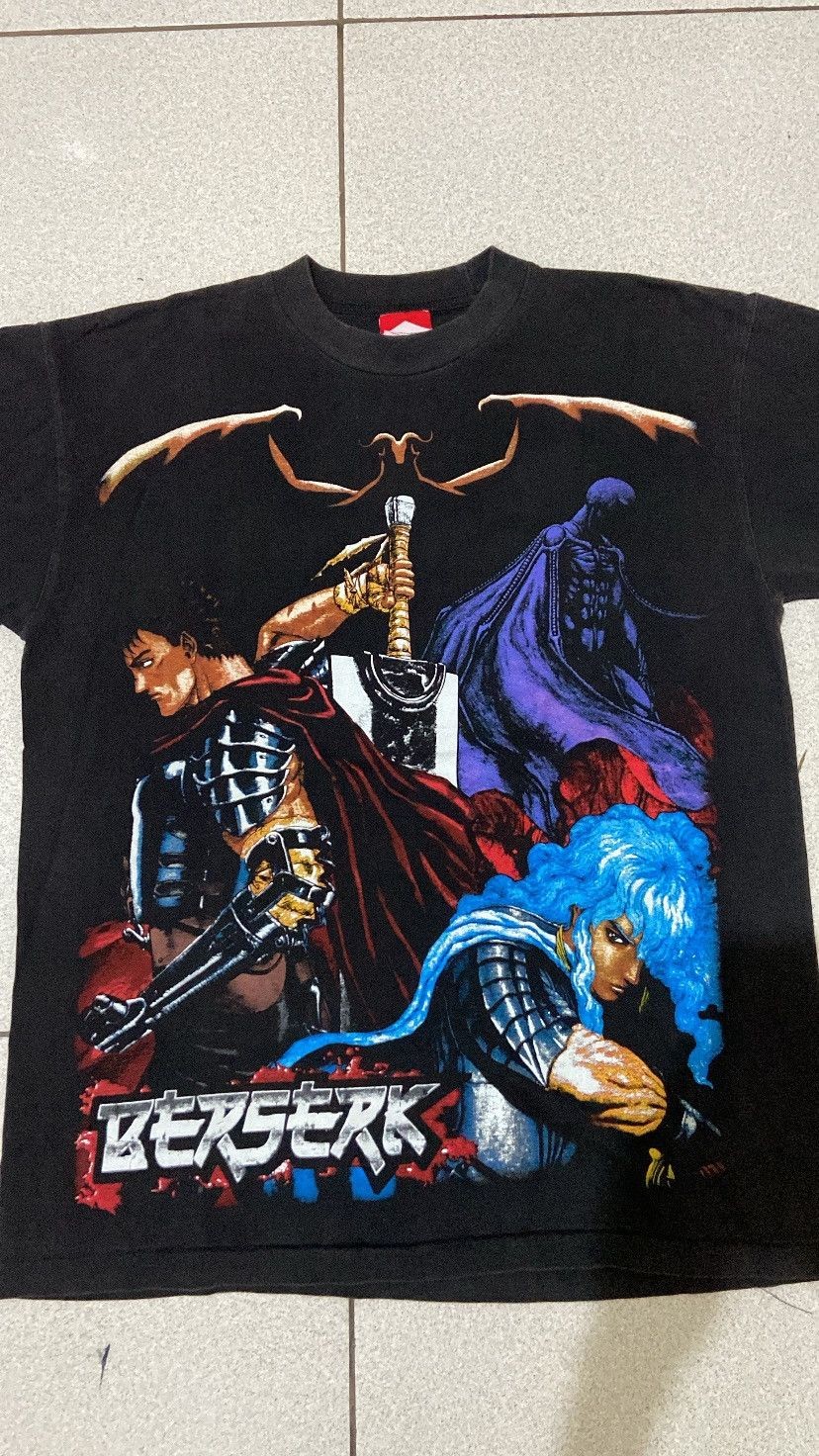 Berserk Rare Tshirt, Berserk Basic Style Black Unisex T shirt Reprint KH14413