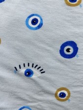 Posh Peanut Bath Towel Eyes Circles36x35 Infants Toddlers Bamboo Cotton Viscose.