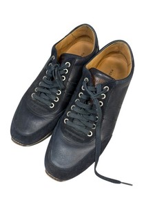 Magnanni Pueblo Black Leather Sneakers Men’s Size 10 Lace Up Tan Lining Dots Magnanni Pueblo | eBay main image 2