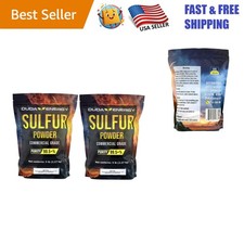 10 lb Yellow Sulfur Powder, Elemental - Ideal for Soil and Industrial Use