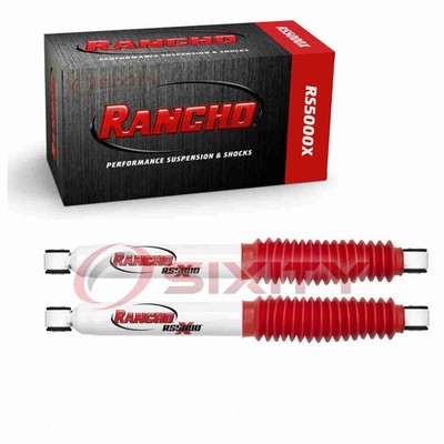 2 pc Rancho RS5000X Rear Shock Absorbers for 2003-2009 Hummer H2 Spring ki