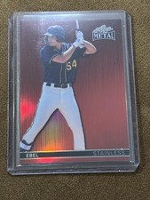 BRADY EBEL 2026 LEAF METAL DRAFT BASEBALL /4 PRISMATIC STAINLESS PROSPECT