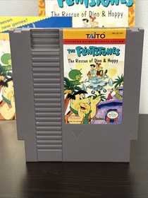 Nintendo NES- THE FLINTSTONES, RESCUE OF DINO - EXCELLENT CONDITION - No Insert