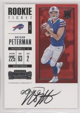 2017 Panini Contenders Rookie Ticket RPS Nathan Peterman #308 Auto x5u
