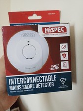 Hispec HSSA/HE/FF10 Mains Heat Alarm with Lithium Battery Backup