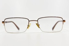 Versace VE1066 1053 50-18-135 Gold Brown Flex Hinge Eyeglasses Frame Only