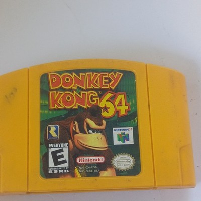 Donkey Kong 64 Nintendo 64 N64 Platform Game Cartridge Nintendo E NTSC-U/C