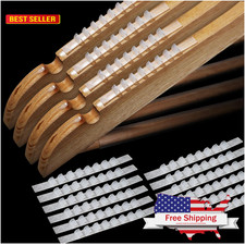 200 Pcs Non Slip Rubber Clothes Hanger Grips Adhesive Clothing Hanger Grip 2.8