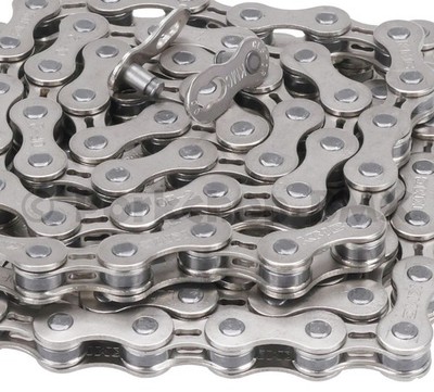 KMC Z6 (formerly Z33) 5/6 speed bicycle chain 1/2'' X 3/32'' 116L SILVER