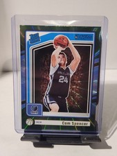 2024 PANINI DONRUSS 235 CAM SPENCER HOLO GREEN LASER RATED ROOKIE 