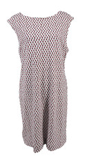 Boden Dress Womens 10R Jersey Shift White Tulip Cottagecore Romantic Whimsical