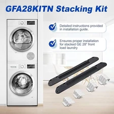 GE OEM GFA28KITN Stacking Kit for GE 28"W Washer Dryer Stack Bracket Kit