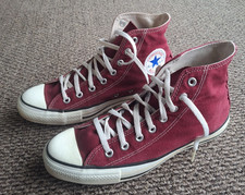 Vintage Men's CONVERSE Chuck Taylor High-Tops Size 8.5 Made in USA- 1980's