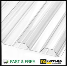 High Impact Greca Clear Polycarbonate Corrugated Roof Sheet Panels