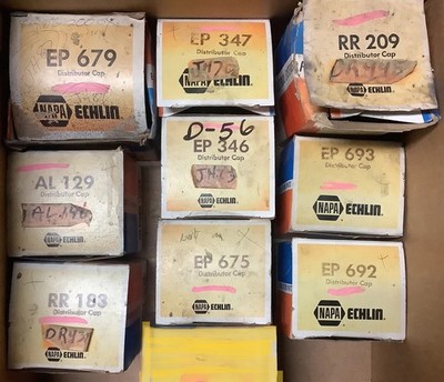   (Lot of 9) NAPA ECHLIN Distributor Caps EP-679,  AL-129, RR-183, RR-209  
