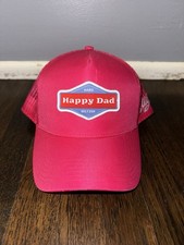 Happy Dad Hard Seltzer Snapback Trucker Hat Cap Pink UFC Suga Sean Adjustable