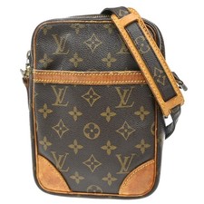 LOUIS VUITTON Danube Shoulder Bag Monogram Le...
