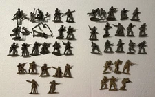 Conte Collectibles 41 - WWII German, American, Brits  54mm toy soldier lot