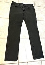 Uniqlo Jenas 32/34 Men?s Dark Green Skinny Low Rise Slim Fit