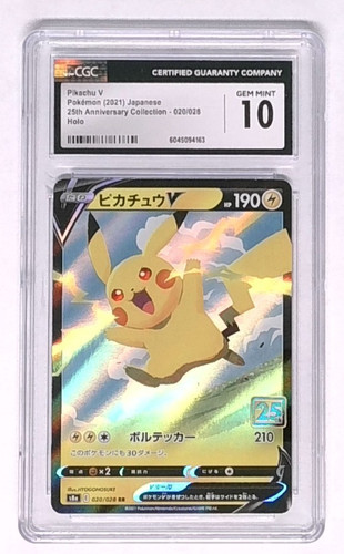 Pikachu V graded CGC 10 for sale on eBay