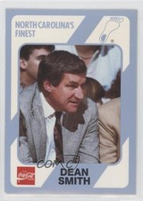 1989 Collegiate Collection/Coca-Cola North Carolina's Finest Dean Smith #1 0bn8