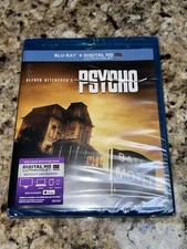Psycho Blu-ray + Digital HD Ultraviolet Movie Alfred Hitchcock Horror 1960 NEW