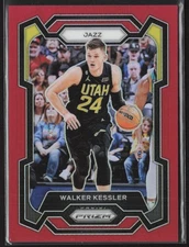2023-24 Panini Prizm #120 Walker Kessler Prizm Red #/299 Jazz