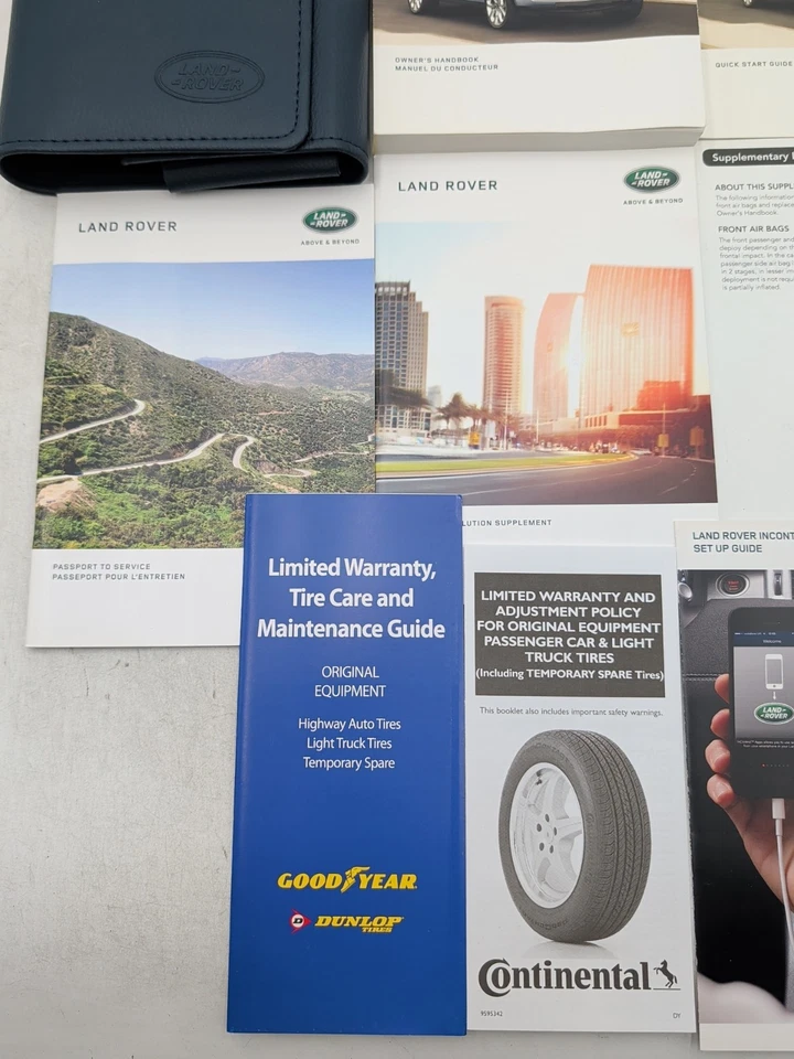 2017 Land Rover Range Rover Guia de Início Rápido Manual do Proprietário com Estojo - Imagem 4 de 4