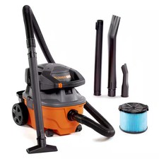 4 Gallon 6.0 Peak HP Wet/Dry Shop Vacuum with Detachable Blower, Fine Dust Filte