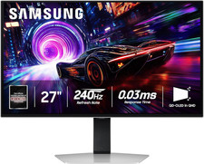 SAMSUNG 27-Inch Odyssey QD-OLED G8 G81SF , 4K, 240Hz, Gaming Monitor, 0.03Ms Re