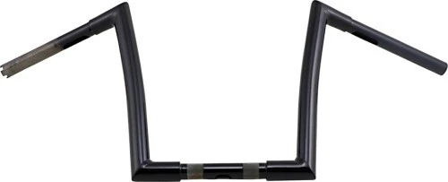 Alloy Art 1-1/4 дюйма Полосатый руль - 12 дюймов - Глянцевый черный мотоцикл 0601-2712 - Изображение 4 из 4