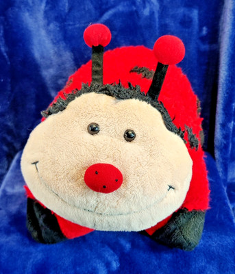 Pillow Pets Ms. Lady Bug Large 18'' Red Black 2010