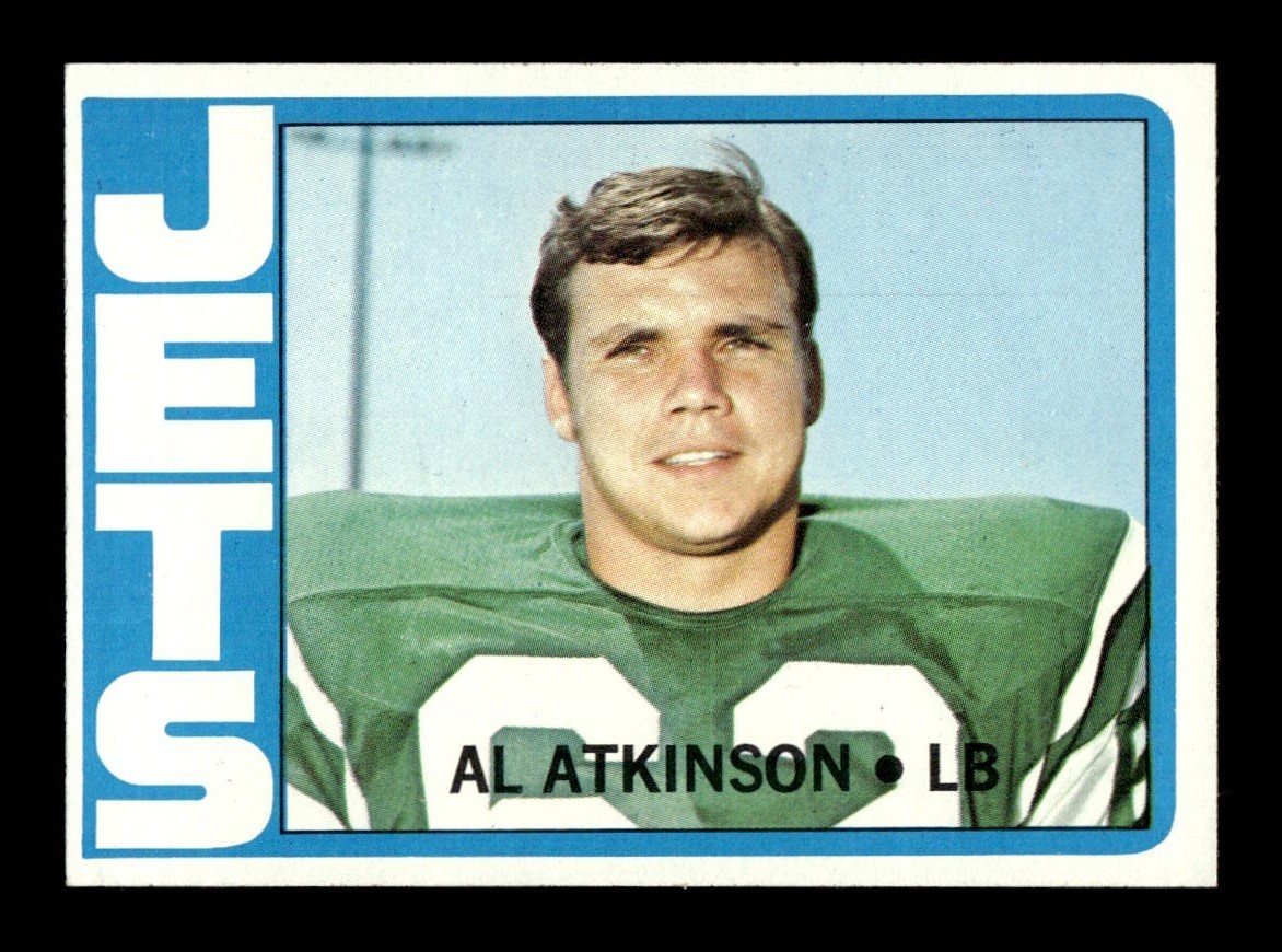 1972 Topps #159 Al Atkinson Jets NEAR MINT *5q