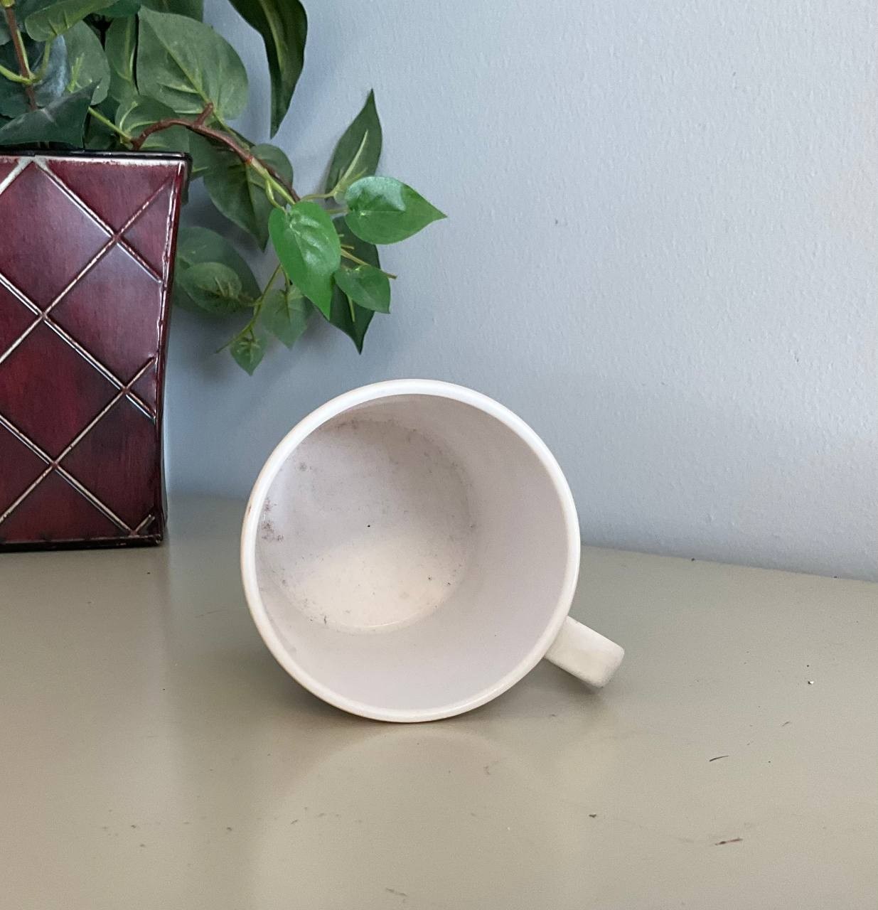 VINTAGE Nat Per Pub BATMAN & ROBIN Milk Glass Mug