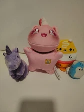 Lot Aphmau UnicornCat, Cat Pickles, Squishvlle Santiago Squirrel,Unicorn Wishpet