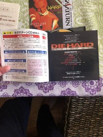 Sega Saturn 1996 Die Hard Trilogy Made In Japan Game Booklets Included