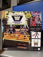 Masters of the WWE Universe Fright Zone Ring Playset NWO Kevin Nash Scott Hall