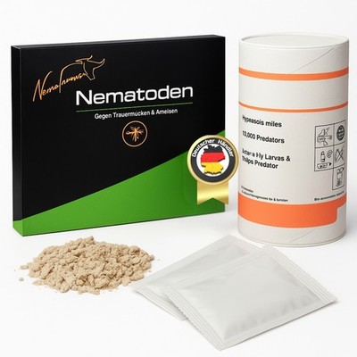 SF Nematoden 12 Mio für 24m² + Raubmilben Hypoaspis miles für ca. 100m² 