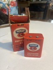 Vintage Large Eveready Photographic Flash Battery No. 497 510 Volts S-35