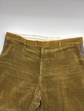 Vintage Orvis Men's Khaki Pants 42 Made in USA 100% Corduroy Heritage Outdoor
