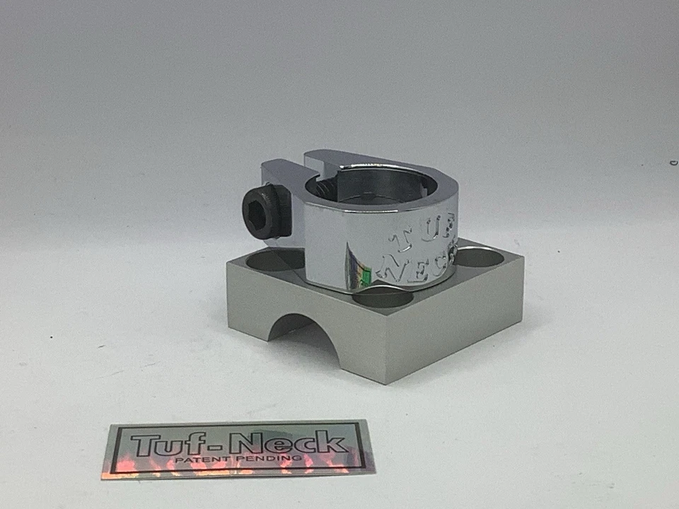 Abrazadera de tija de sillín BMX retro cuello tope 1,25" - (cromo, 31,8 mm) Foto 2 de 4