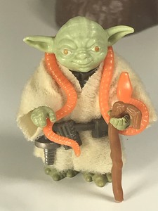 Star-Wars-Vintage-Figure-Master-Yoda-Complete-w-Cane-amp-Snake-80-LFL-HK-NM