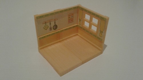 sylvanian families gashapon capsule kitchen with chocolate rabbit miniatures - Picture 4 of 6
